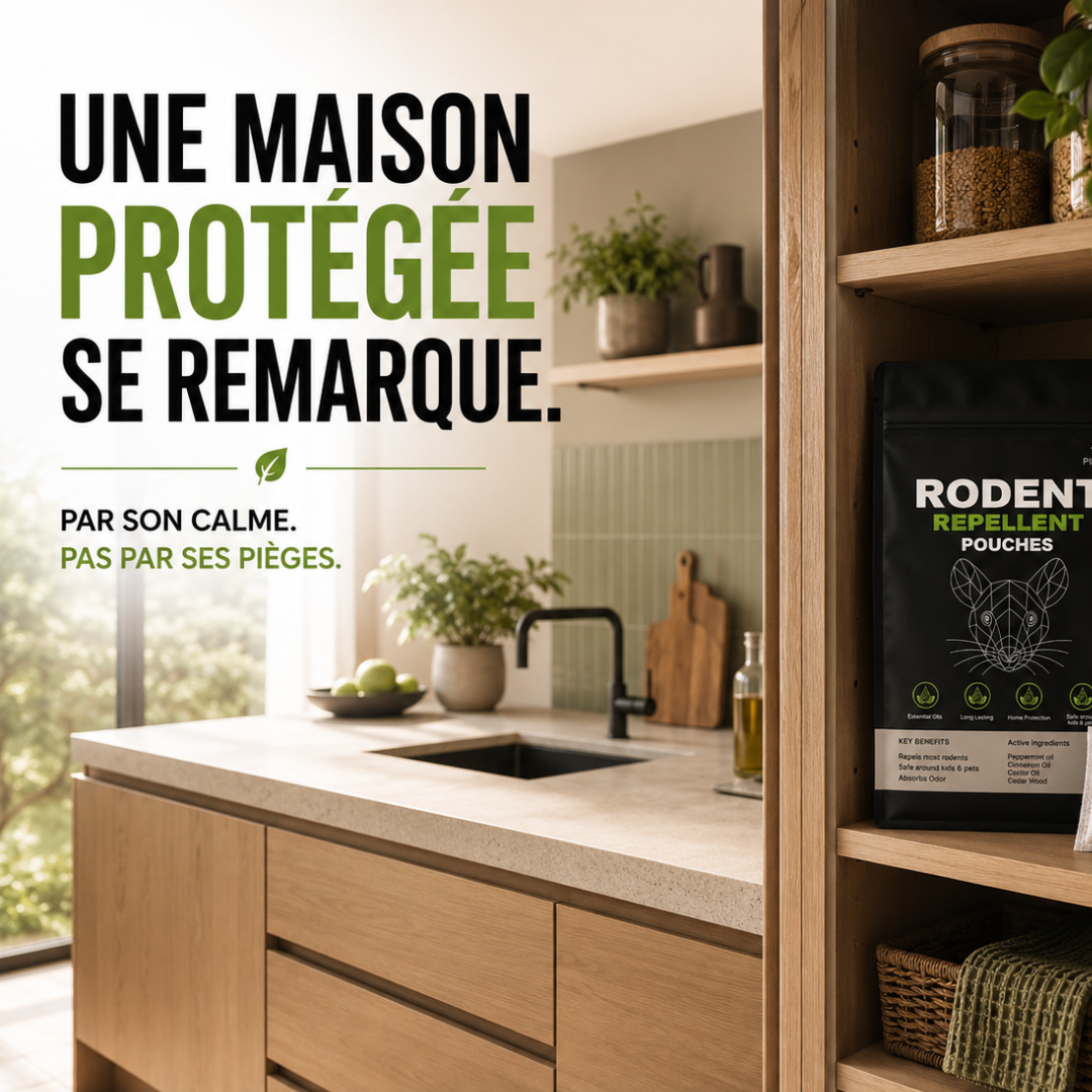 Habitia™ — Pochettes répulsives naturelles anti-rongeurs