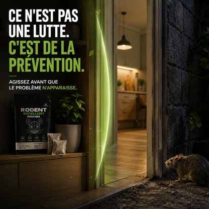 Habitia™ — Pochettes répulsives naturelles anti-rongeurs