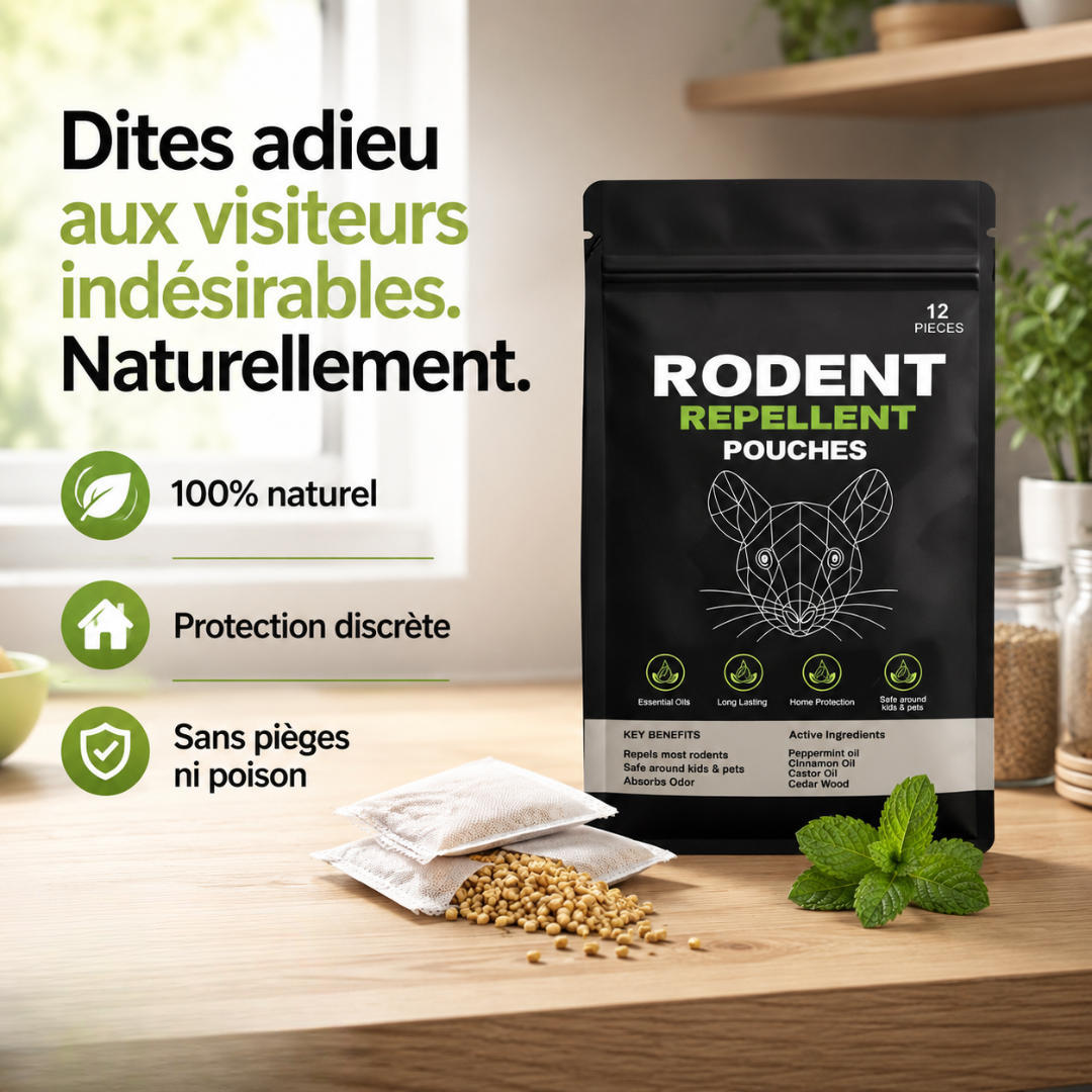 Habitia™ — Pochettes répulsives naturelles anti-rongeurs