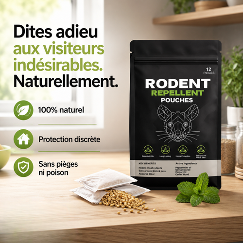 Habitia™ — Pochettes répulsives naturelles anti-rongeurs