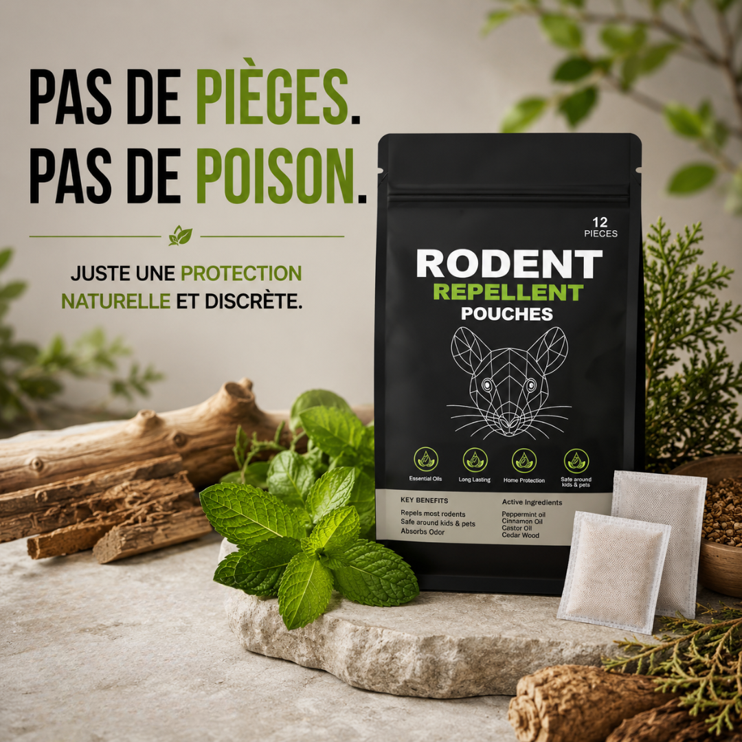 Habitia™ — Pochettes répulsives naturelles anti-rongeurs