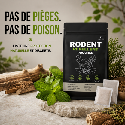 Habitia™ — Pochettes répulsives naturelles anti-rongeurs